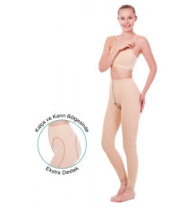 Liposuction Korse Agraflı Bel Ayak Bileği (Destekli)